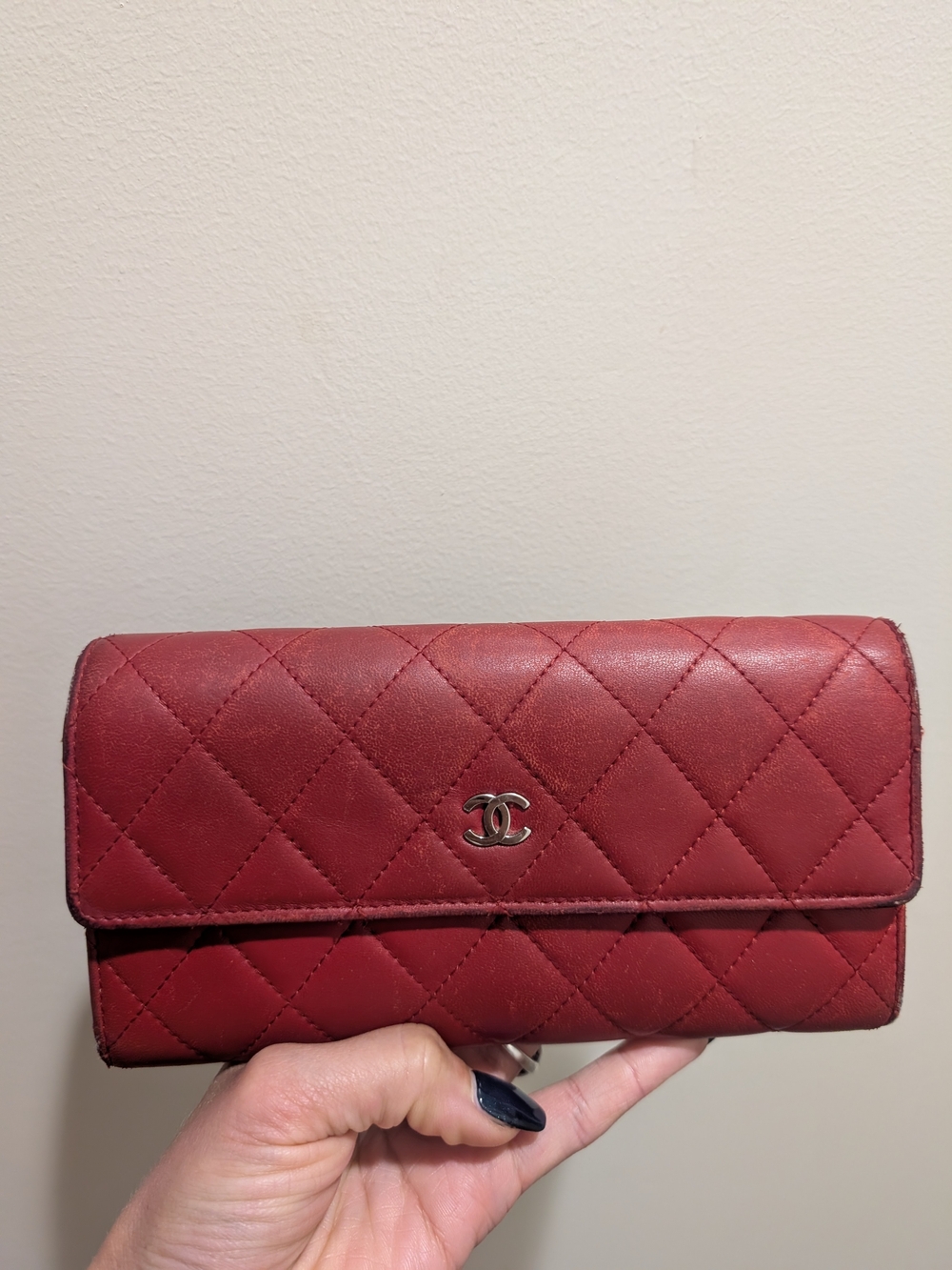 Chanel Quilted Long Lambskin Wallet - Picture 5 of 14